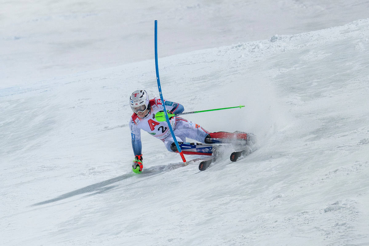 Henrik Kristoffersen a Schladming.