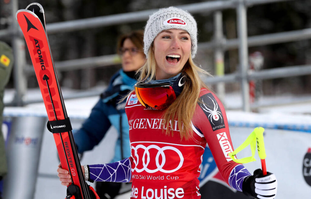 Mikaela Shiffrin al via della stagione esplorativa.