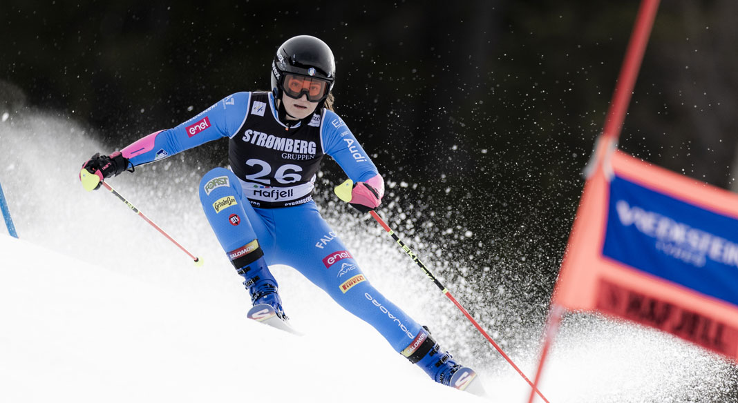 Anna Trocker nel gigante di Hafjell.