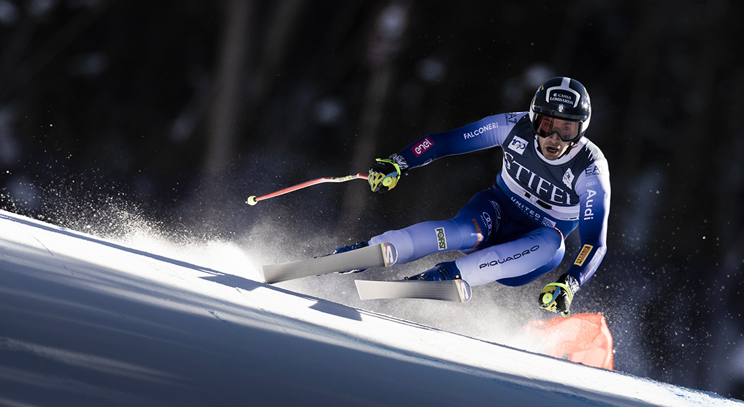 Pietro Zazzi in azione.